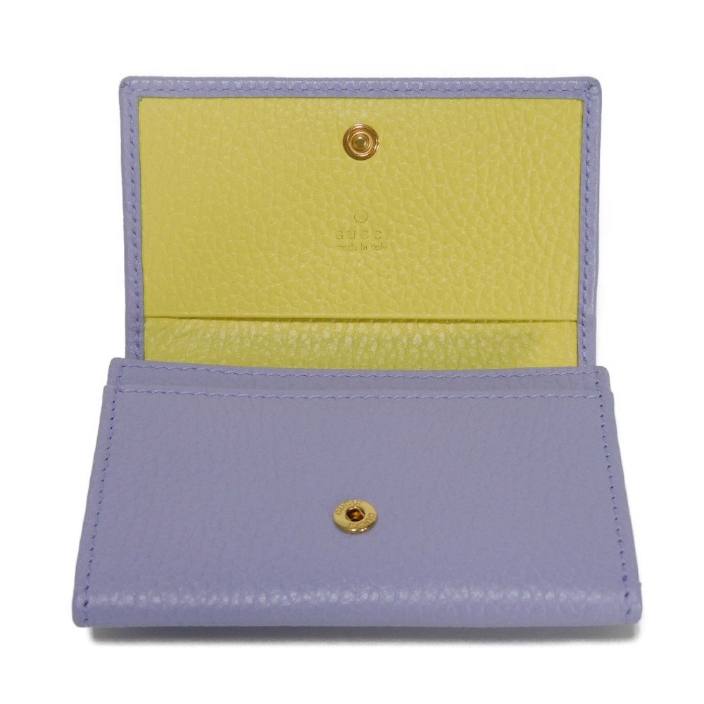 GUCCI グッチ ダブルG バイカラー カードホルダー 現行 パステル
