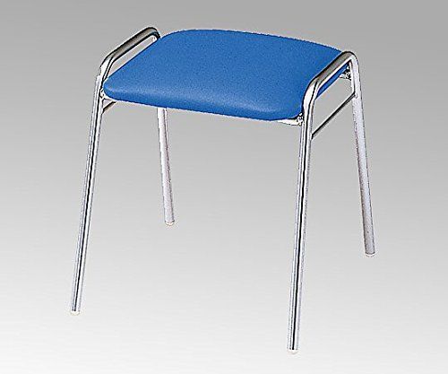 【新着商品】ブルー 角スツール KM-141N