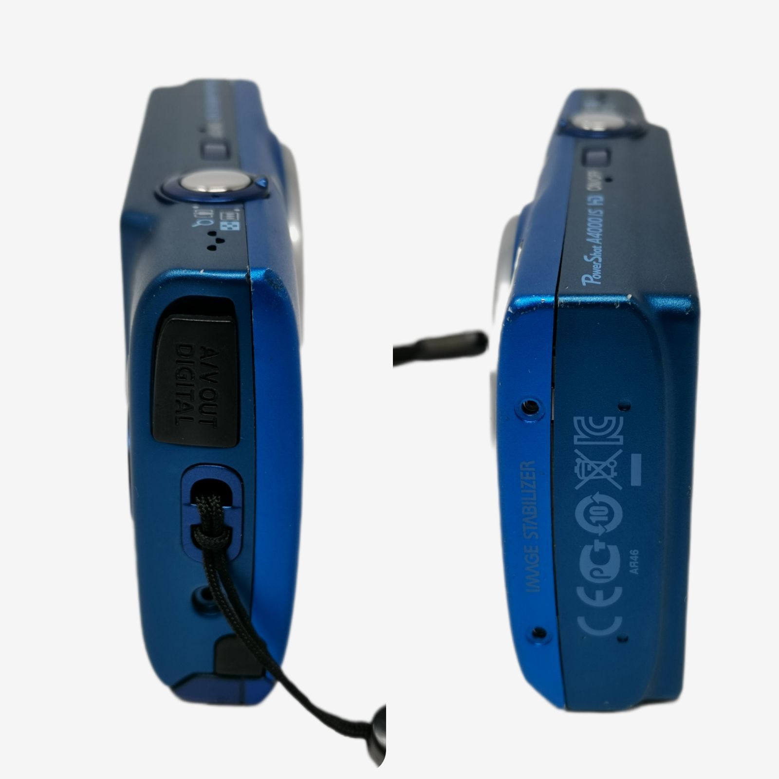 ブルー デジタルカメラ