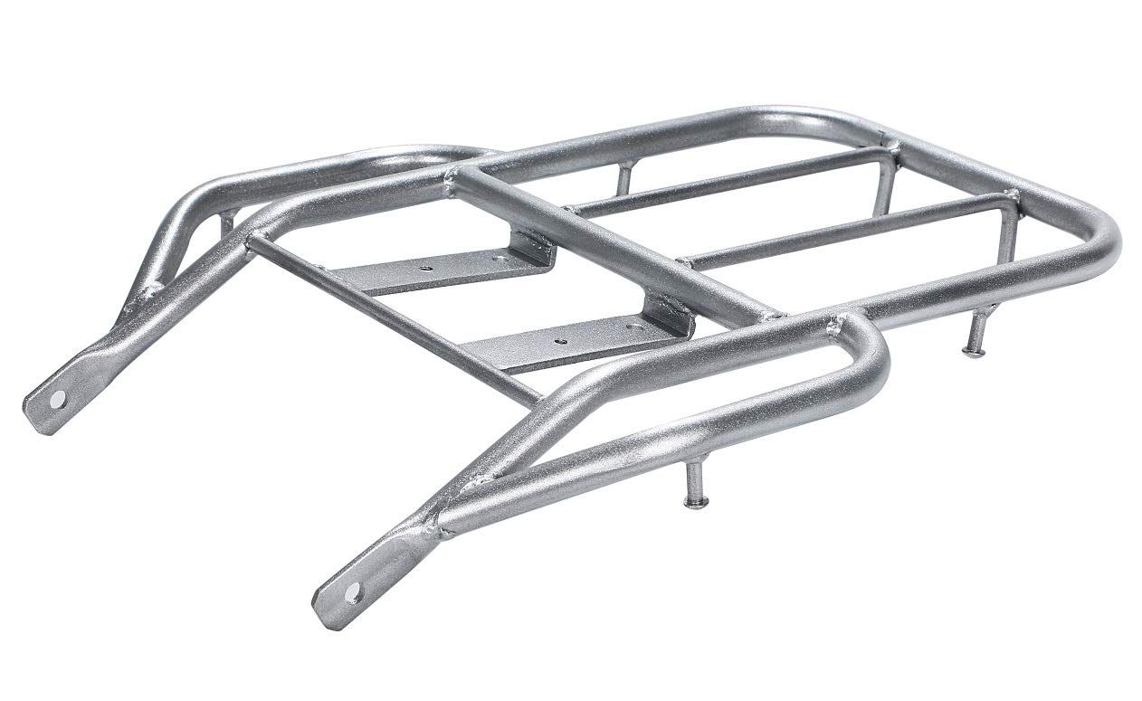 CustomDivine ホンダ用 リア キャリア XR250 XR400 BAJA MD30 バハ 黒 ブラック 銀 シルバー 社外品 バイク カスタム パーツ シルバー シルバー