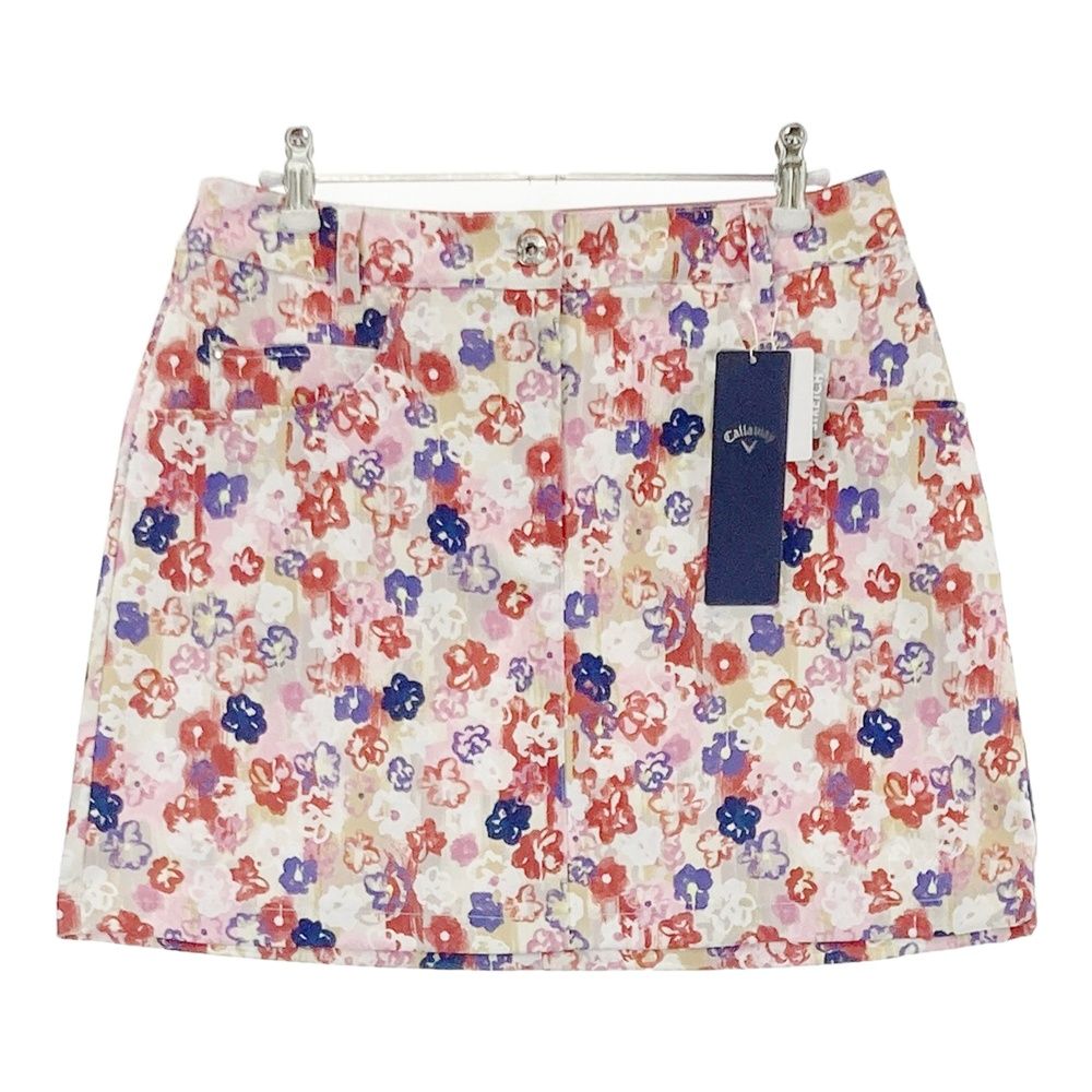 サイズ L CALLAWAY キャロウェイ 2025年モデル スカート 花柄 ピンク系 240101465274 ゴルフウェア レディース ストスト