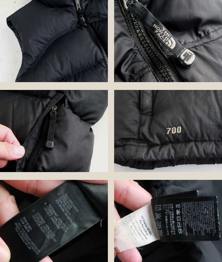 不思議な ザ ノースフェイス THE NORTH FACE Nuptse ヌプシ ダウンベスト WOMENS M 古着 メンズ レディース 男性 アメカジ アウトドア キャンプ トレッキング 登山 アウター 黒 バルトロ 700 フィルパワー