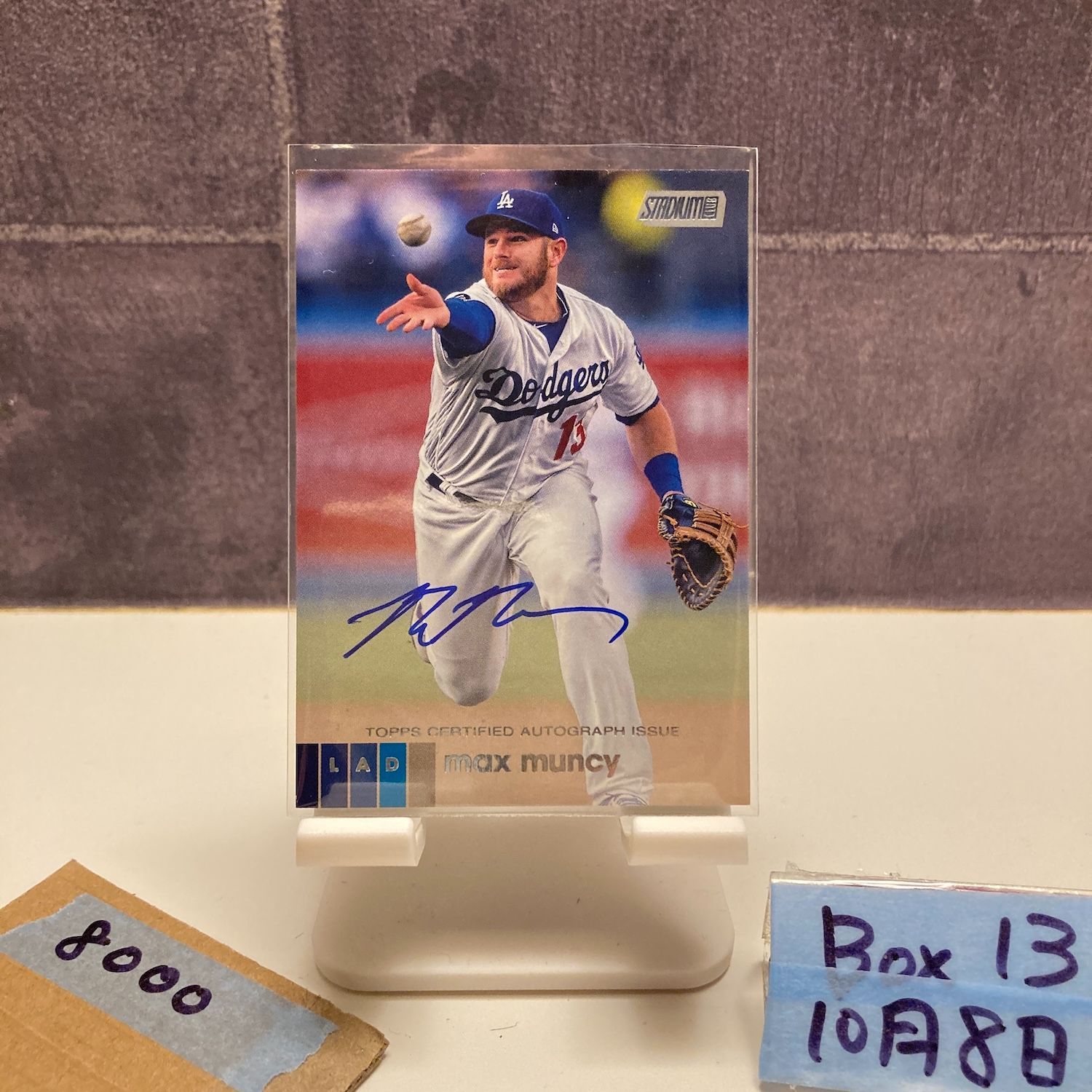 2020 Topps Stadium Club Max Muncy 直筆サインカード Los Angeles 