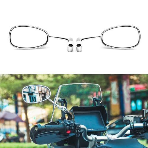 クロム1 WTZMOTO バイクバックミラー オートバイハンドルミラー 