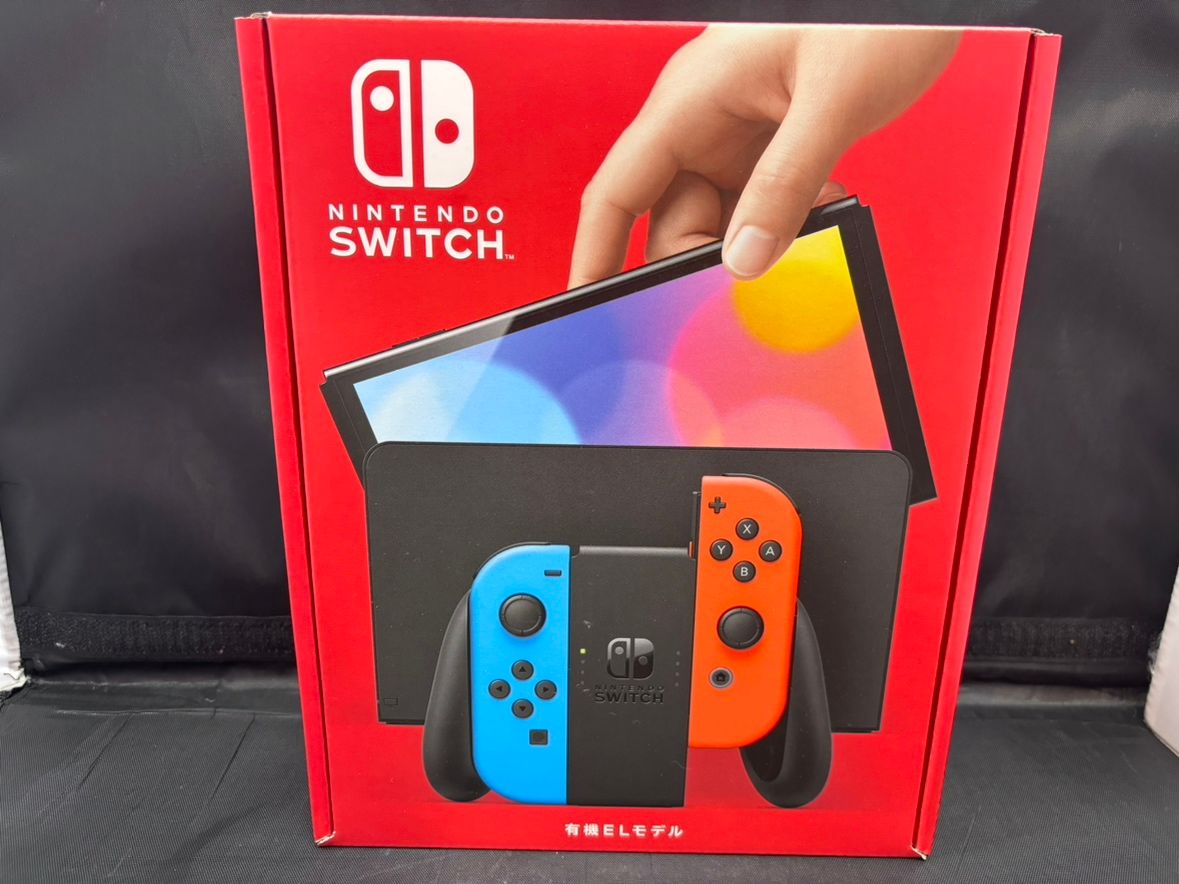 △【未使用品】 任天堂 Nintendo ニンテンドー Switch HEG-S-KABAA 有機EL スイッチ ネオンブルー ネオンレッド 店舗印有  - メルカリ