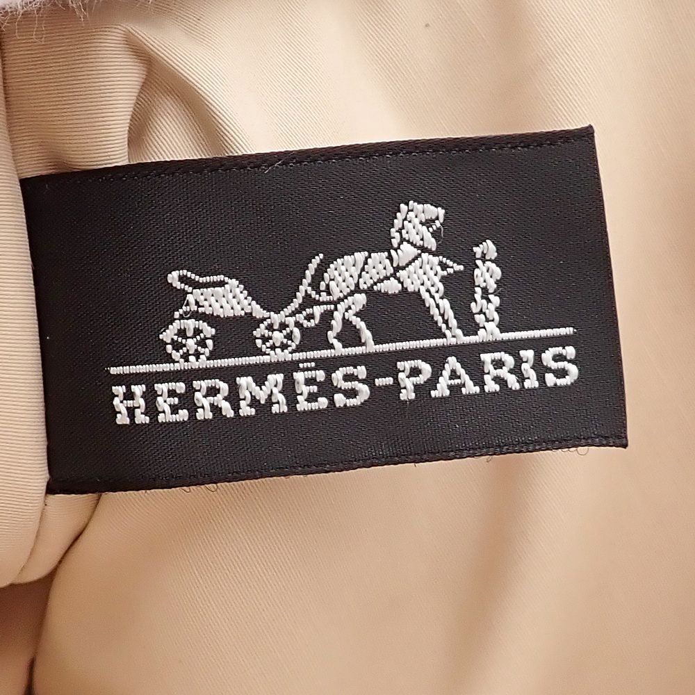 エルメス ボリードポーチ ミニ 20 小物入れ コスメポーチ 化粧ポーチ コットンキャンバス レッド ベージュ DECORATOM_COM_BR