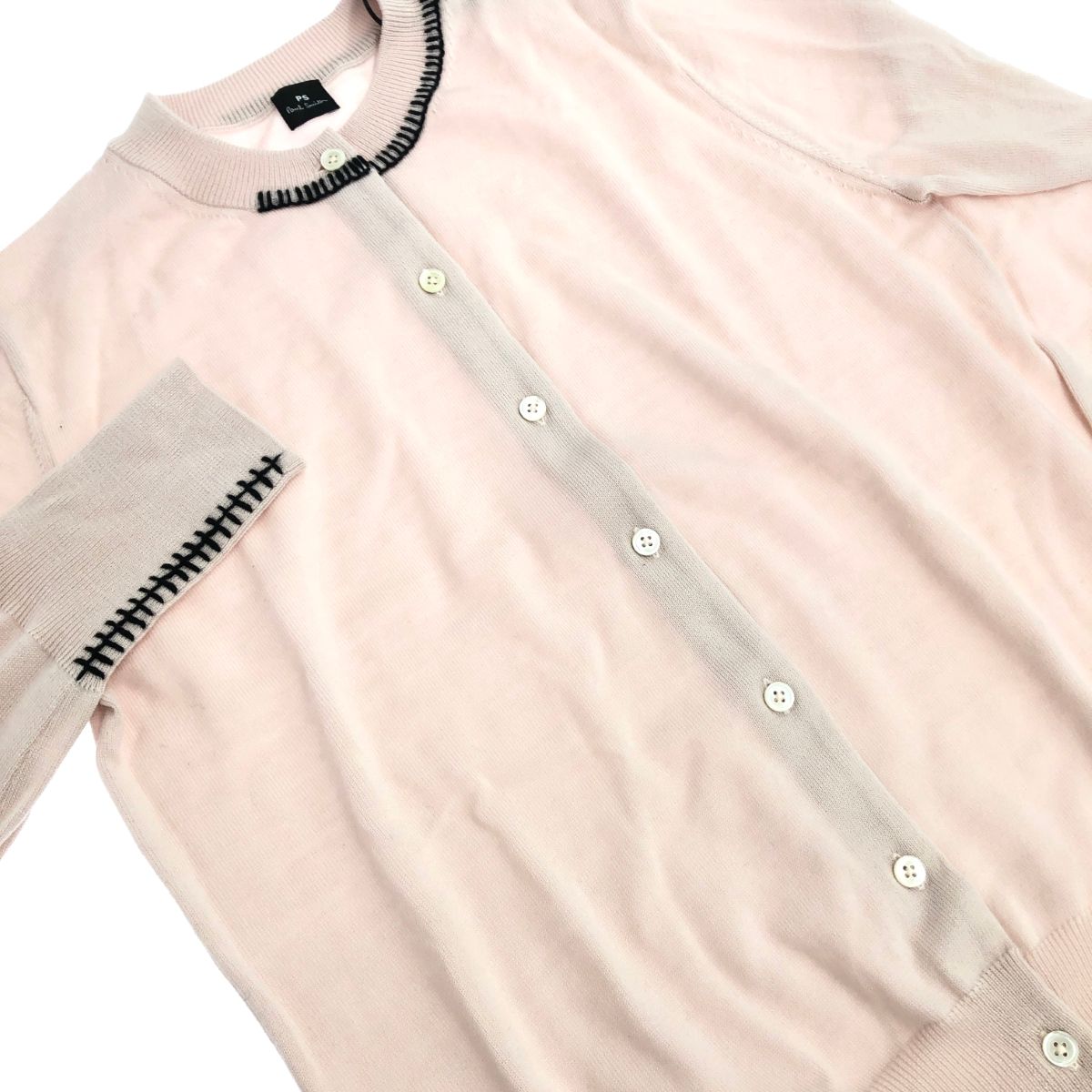 未使用品 PS by PAUL SMITH ピーエスバイポールスミス ステッチトリム 