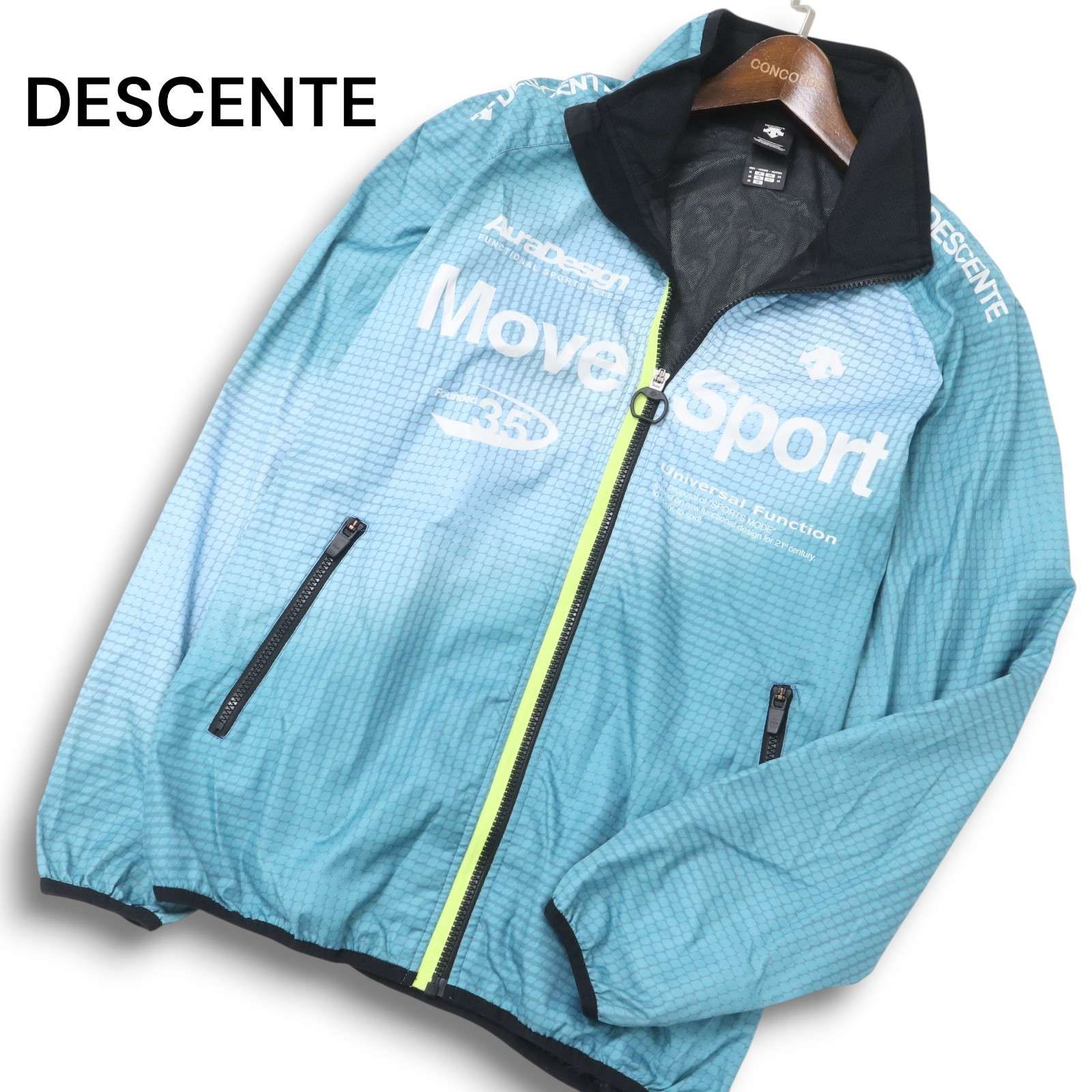 DESCENTE デサント 秋冬 Move Sport ロゴ 幾何学 グラデーション 