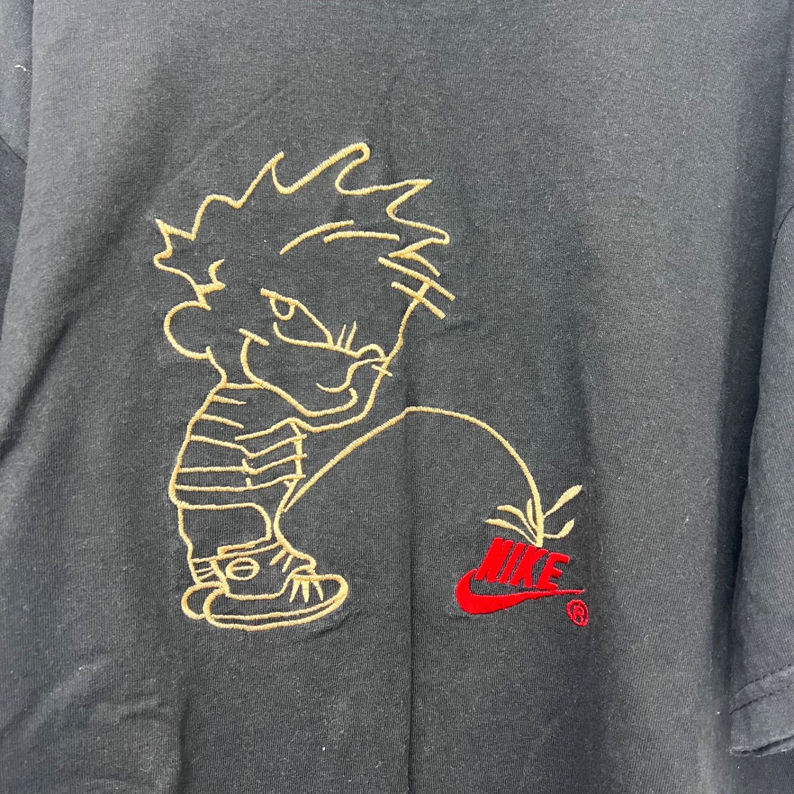 90s USA製 NIKE ナイキ 小便小僧 刺繍 Tシャツ 白 M - メルカリ