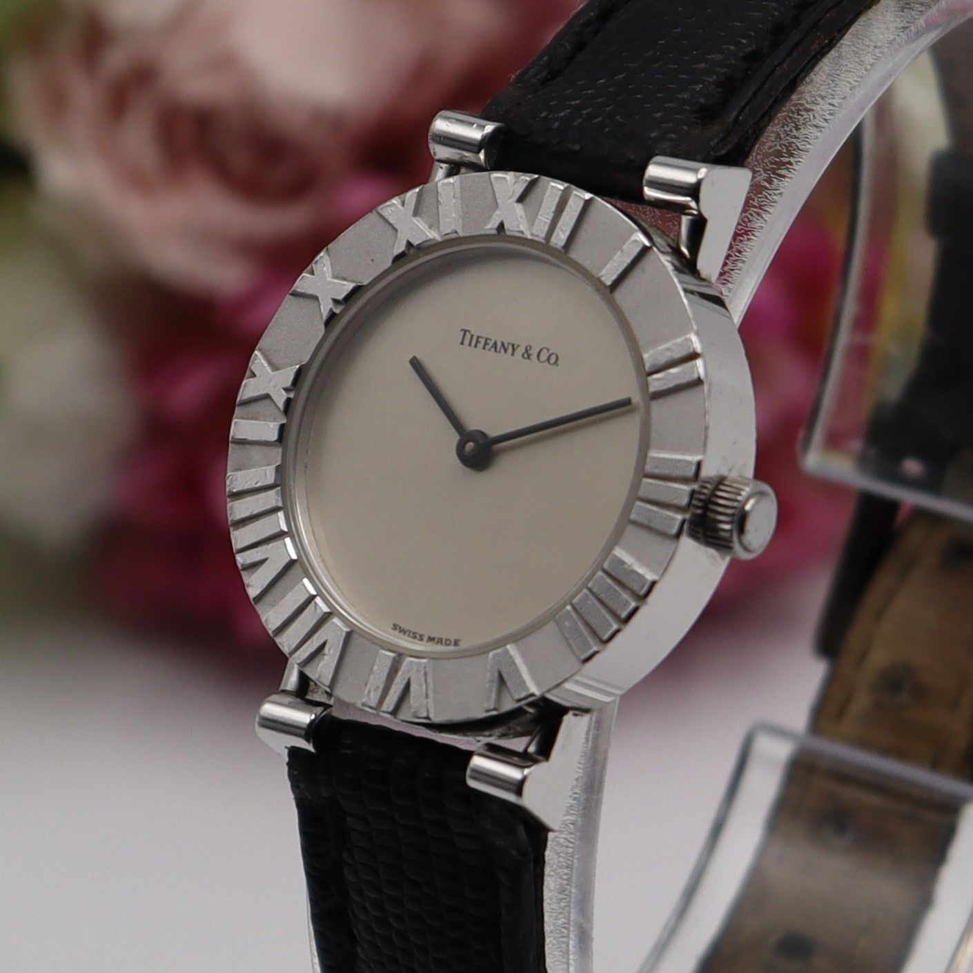 電池新品 TIFFANY＆Co. ティファニー アトラス L0640 クォーツ SV925 