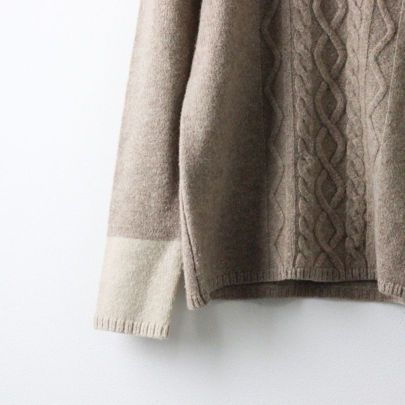 パラスパレストオカ Pal'las Palace 十日 ウールケーブルニットプル