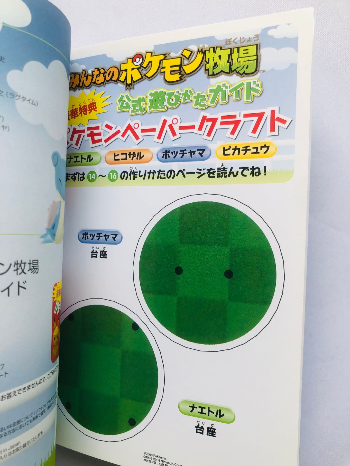 みんなのポケモン牧場 公式遊びかたガイド ペーパークラフト My