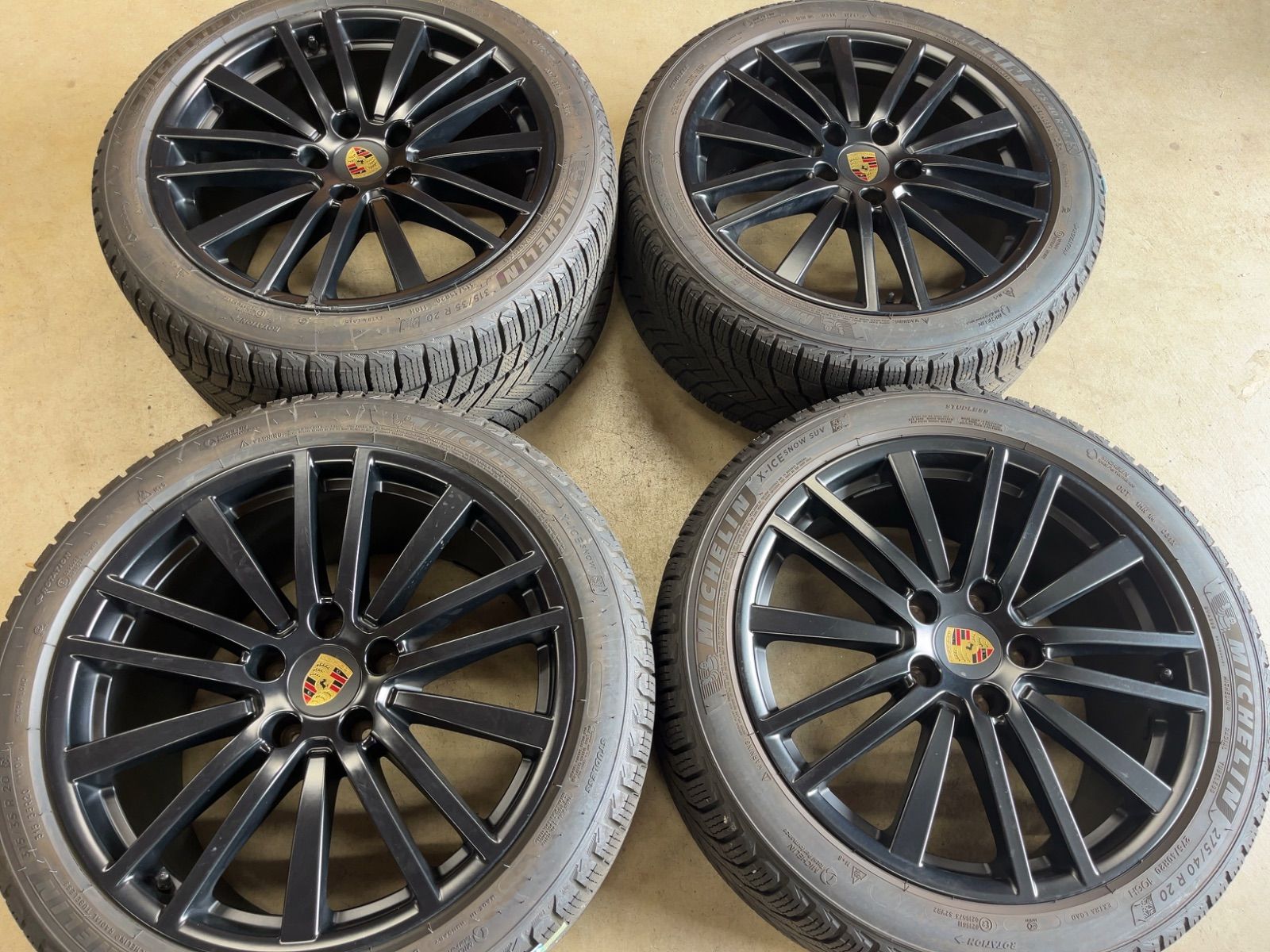 ポルシェ パナメーラ 971 純正品 ミシュラン スノー 製 20インチ 4本セット