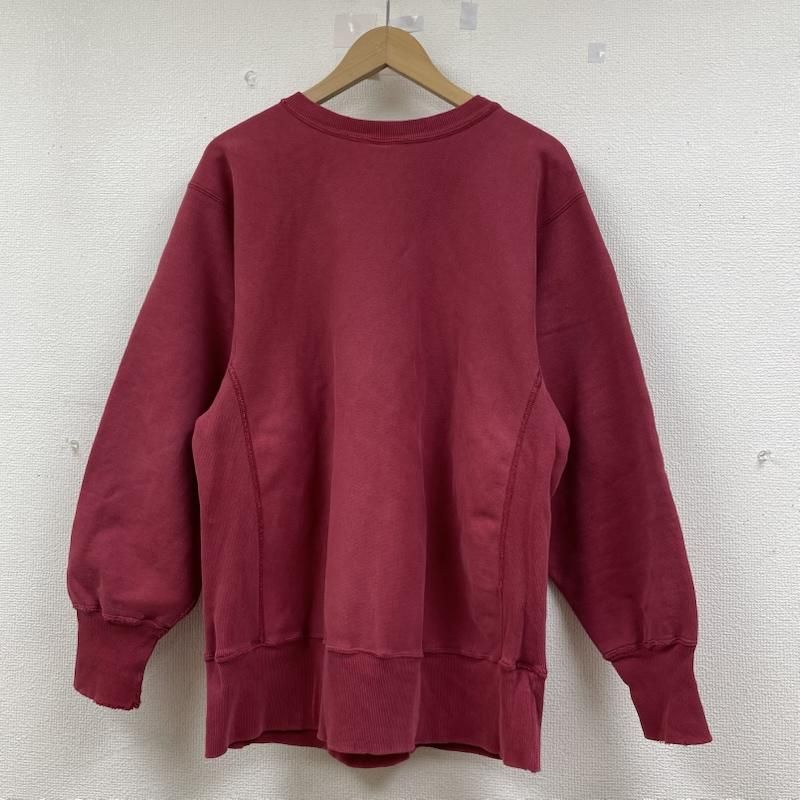 Champion チャンピオン トレーナー 長袖 90s ヴィンテージ リバースウィーブ Cロゴ マルーン 刺繍 クルーネック スウェットシャツ