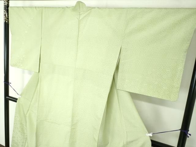 平和屋着物●訪問着　お召地　道長吉祥花文　夏虫色　やまと金ラベル　正絹　逸品　DAAV6570ps 平和屋着物○訪問着 お召地 道長吉祥花文 夏虫色 やまと