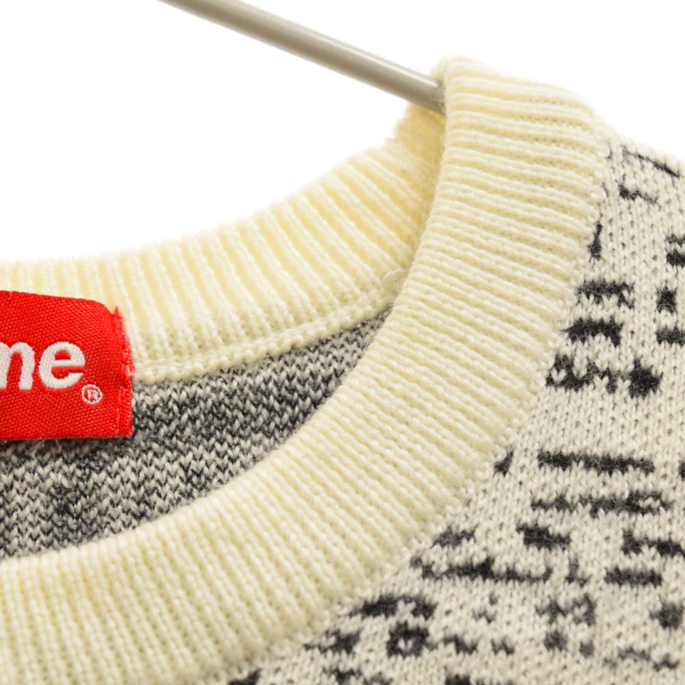 SUPREME (シュプリーム) 18AW Newsprint Sweater ニュースプリント