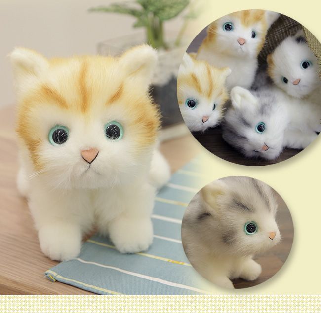 生後２０日♡トラ柄子猫ちゃん♡お昼寝セット♡アートドール♡ぬいぐるみ♡ 生後20日♡トラ柄子猫ちゃん♡お昼寝セット♡アートドール