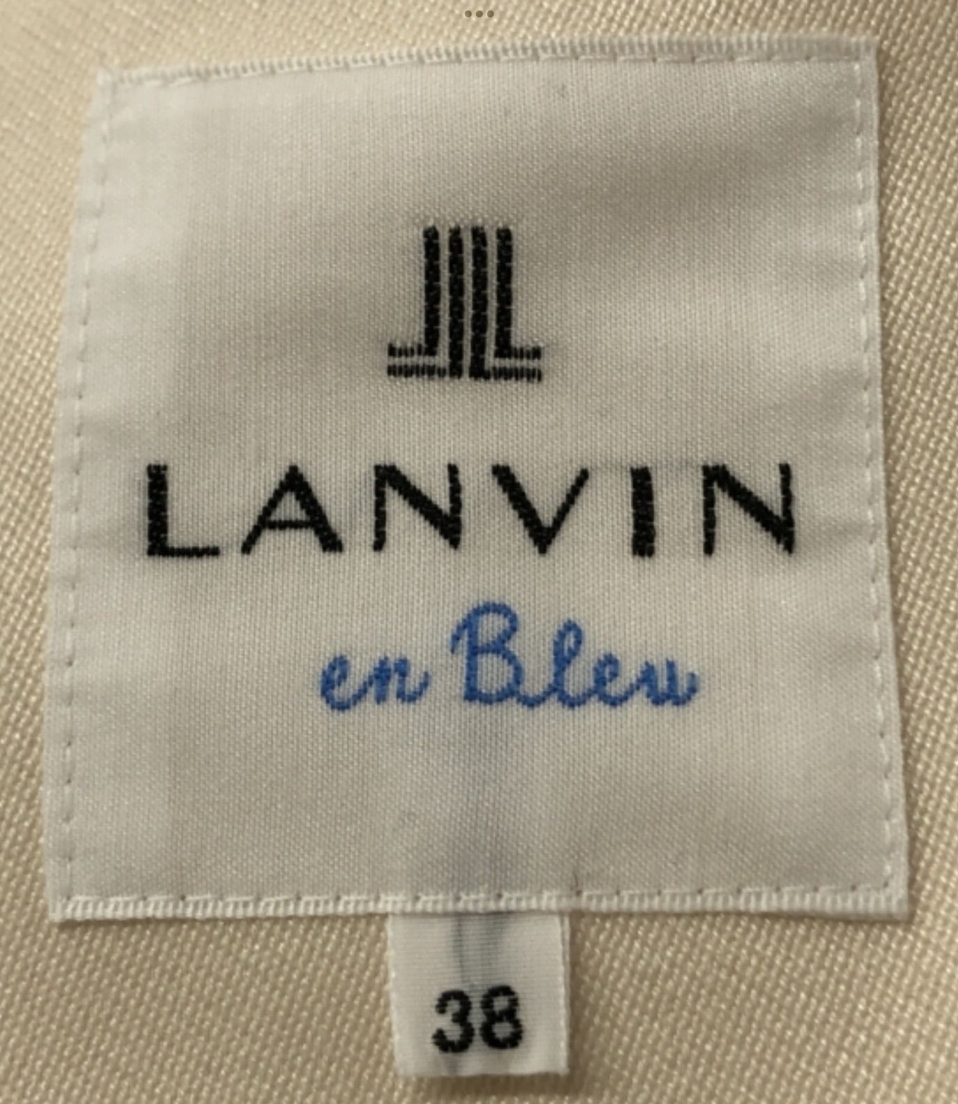 LANVIN en bleu ケープスリーブショートコート ポンチョコート-