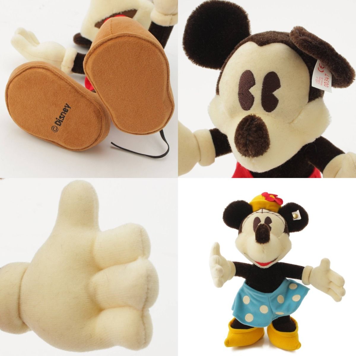 シュタイフ ミッキー&ミニーマウス セット 70周年 - メルカリ