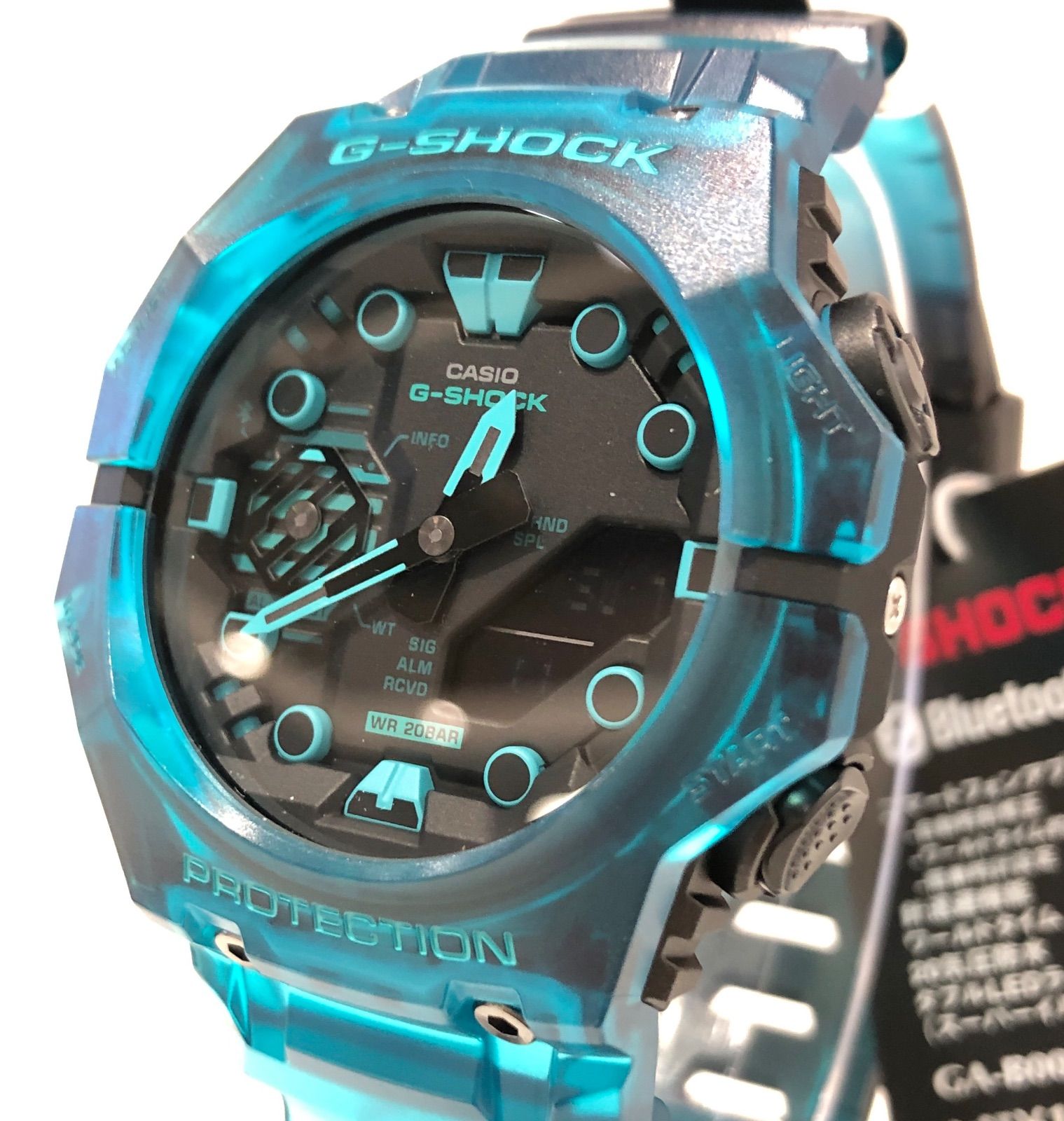 新品未使用 G-SHOCK Bluetooth搭載 GA-B001G-2AJF スケルトン | pybli