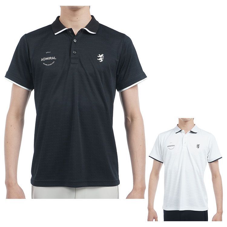 アドミラル ゴルフ（Admiral GOLF）（メンズ）ゴルフウェア 吸水速乾 UV パフォーマンス 半袖ポロシャツ ADMA520-WHT アドミラル ゴルフ（Admiral GOLF） ゴルフウェア パフォーマンス ポロシャツ ADMA520-WHT