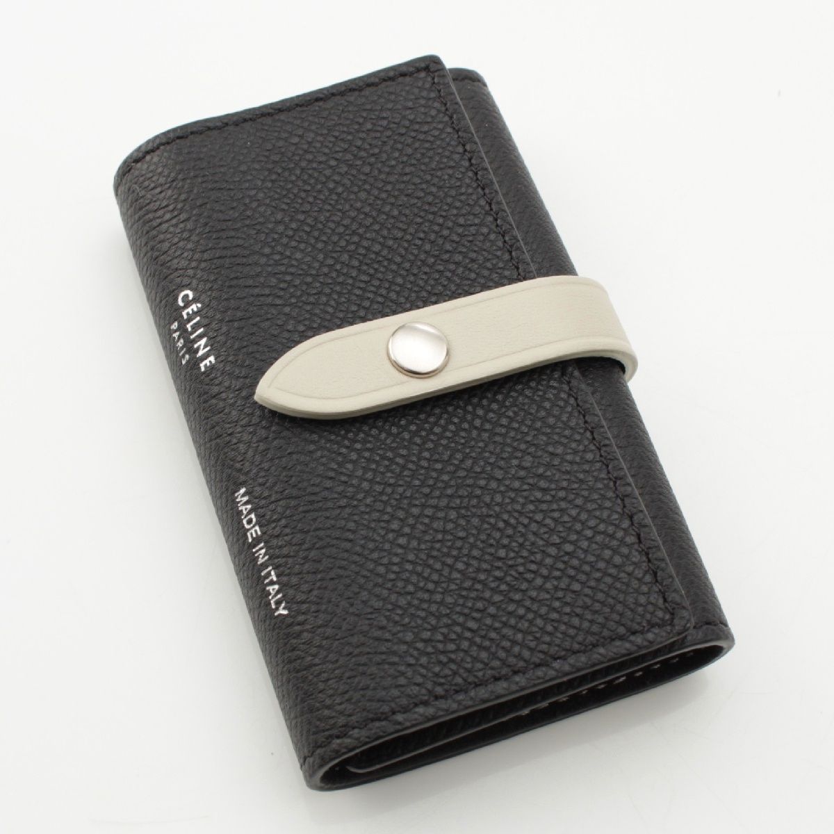 セリーヌ レザー ロゴ バイカラー 6連ホルダー キーケース 105863
