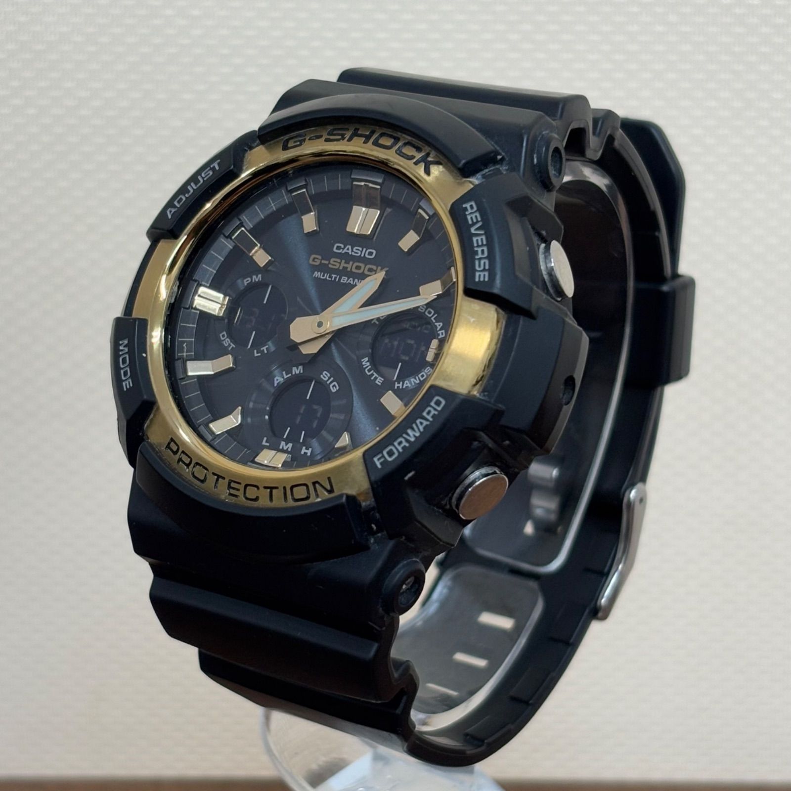 CASIO G-SHOCK GAW-100G ブラック×ゴールド ▪️ CASIO カシオ G-SHOCK 腕時計 時計 ブラック ゴールド 電波