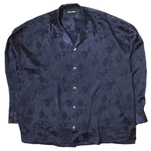 Danke Schon ダンケシェーン 23SS 日本製 Hammer Satin Flower Shirt フラワー刺繍 サテンオープンカラーシャツ Free オフホワイト 長袖 開襟 オーガン トップス【中古】【Danke Schon】 Danke Schon ダンケシェーン 23SS 日本製 Hammer Satin Flower Shirt