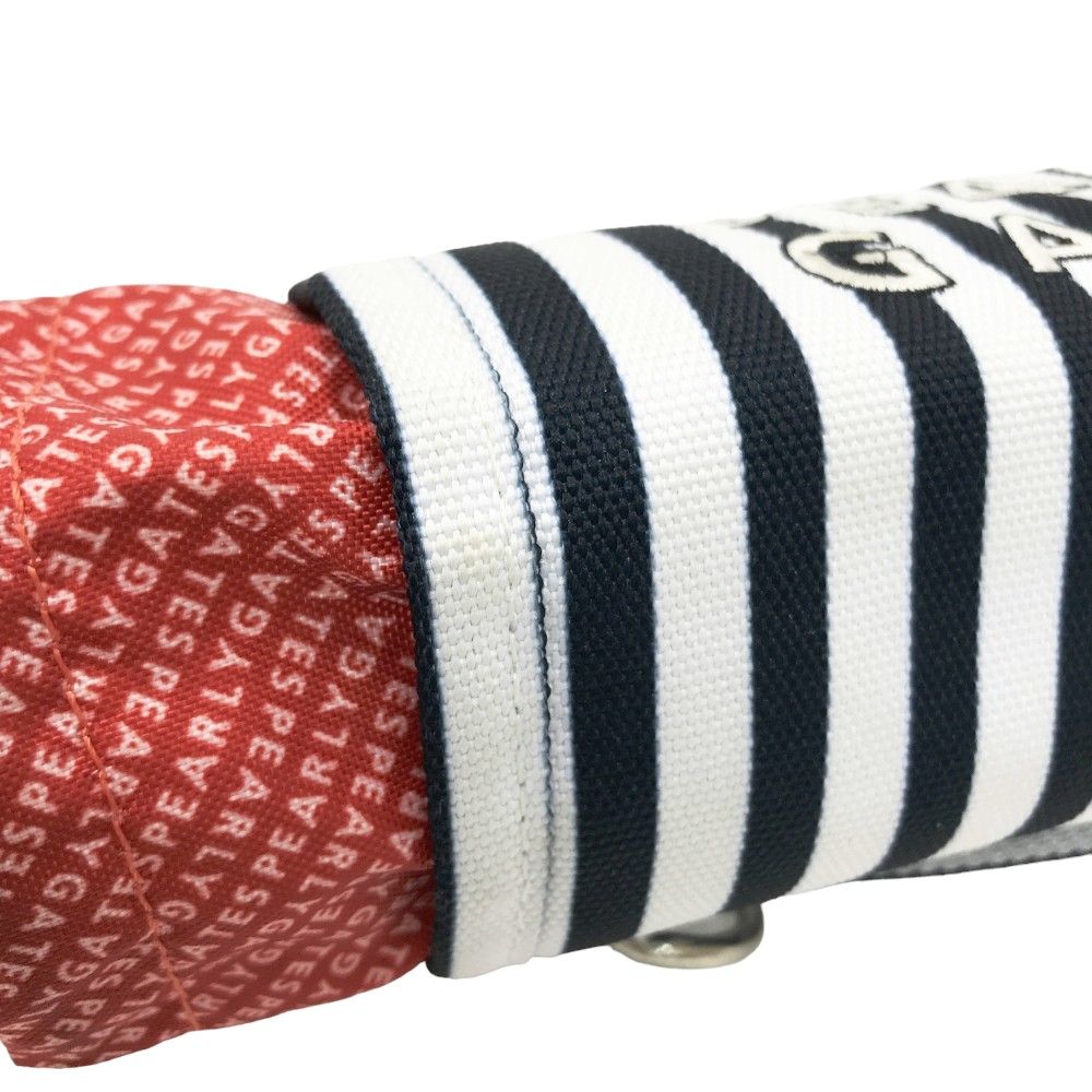 新品未使用　パーリーゲイツ　シューズケース　ボーダー　ストライプ　ニコちゃん 新品未使用 パーリーゲイツ シューズケース ボーダー ストライプ