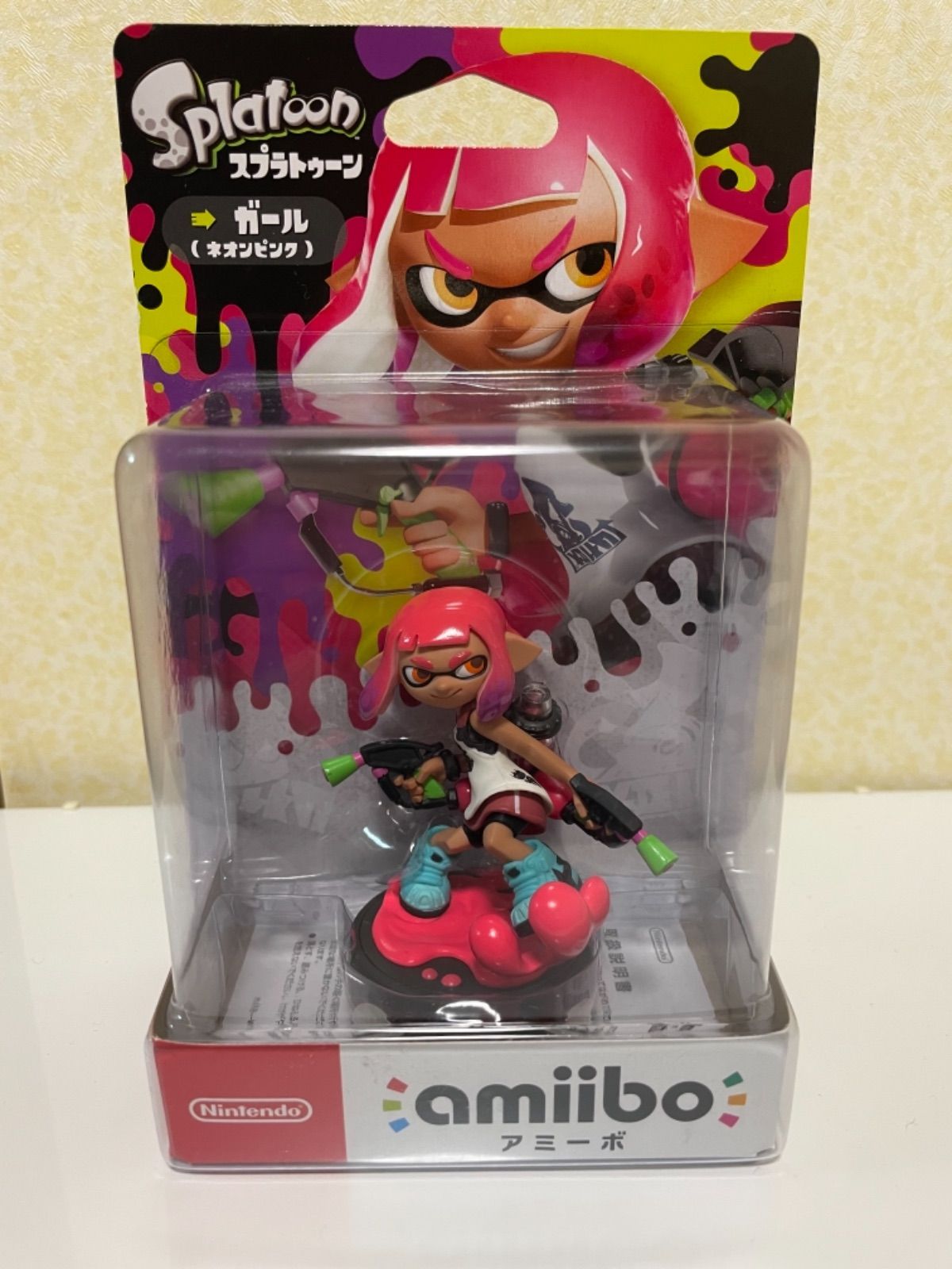 未開封 ガール ネオンピンク スプラトゥーン amiibo スプラ アミーボ