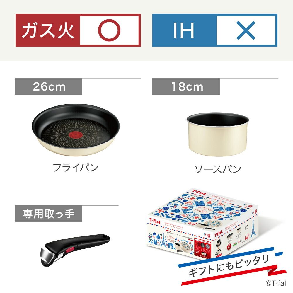 ティファール フライパン セット インジニオ・ネオ パリ・コレクション