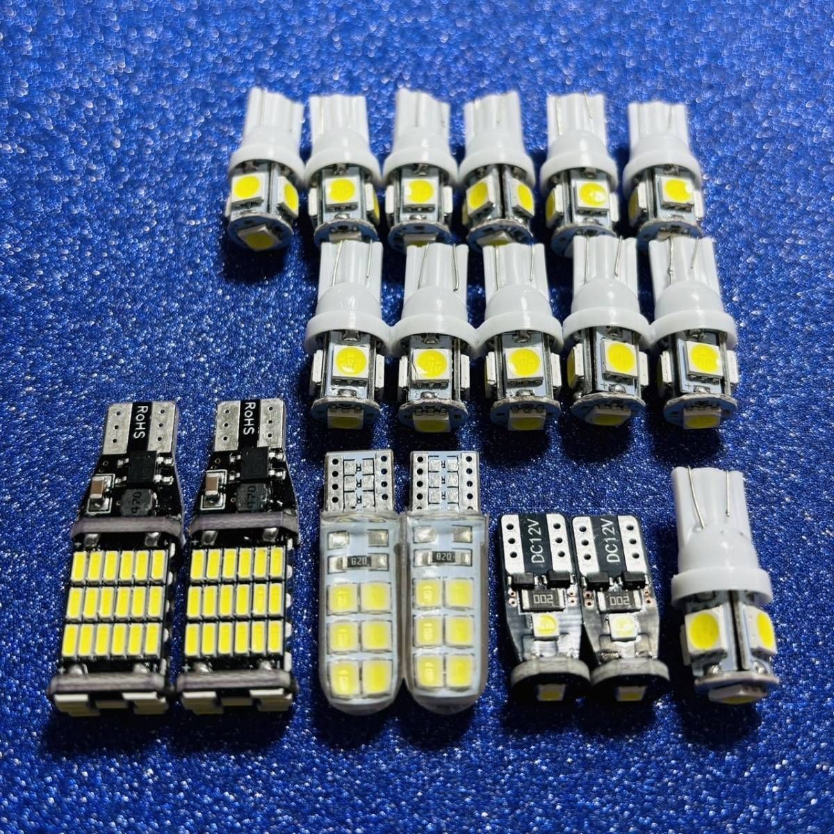 18個セット！クラウン アスリート GRS200系 T10 LED ホワイト スモール ポジション ナンバー灯 バックランプ ルームランプ カスタム  パーツ 車検対応 - メルカリ