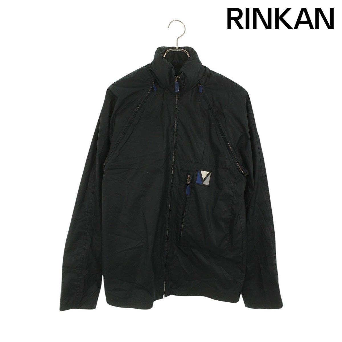 ルイヴィトン MKBS72PCN フード付ジップアップポリエステルブルゾン  