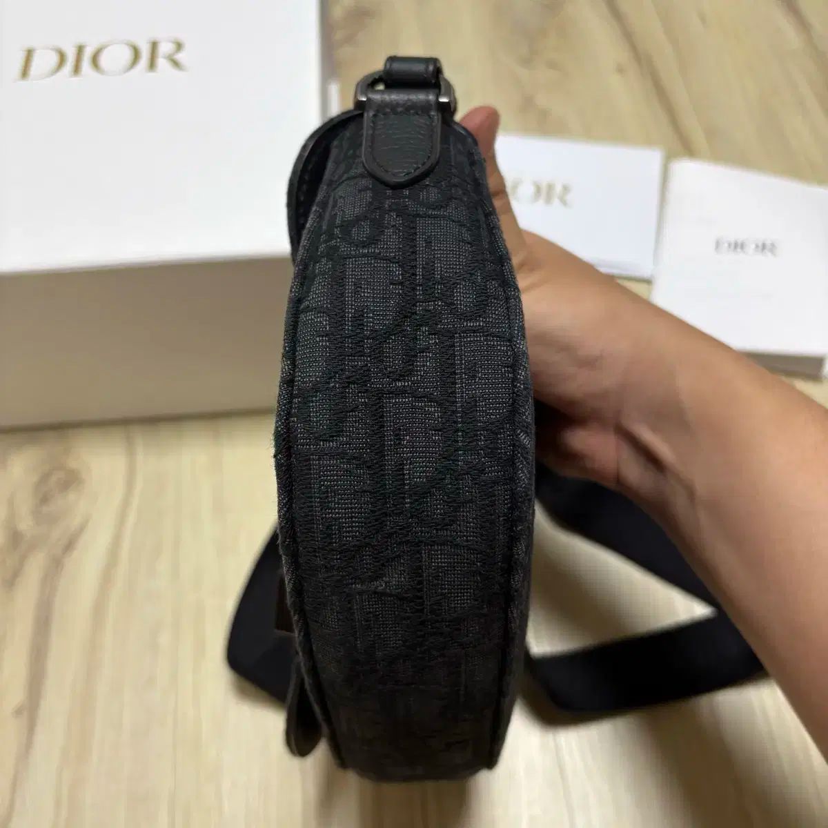 興奮 Dior オブリーク サドルバッグ ストラップバッグ