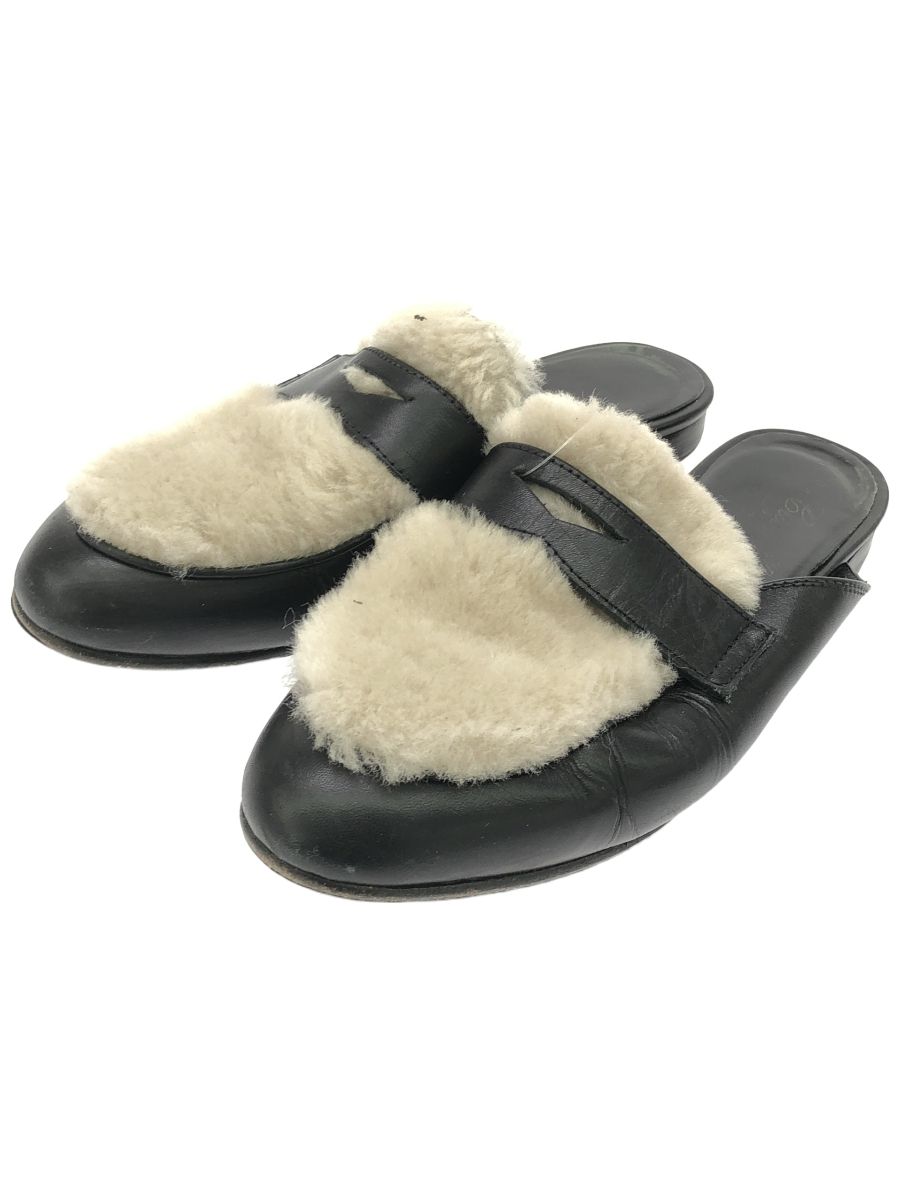 Castellano (カステラーノ) ムートンローファースリッポン レディース