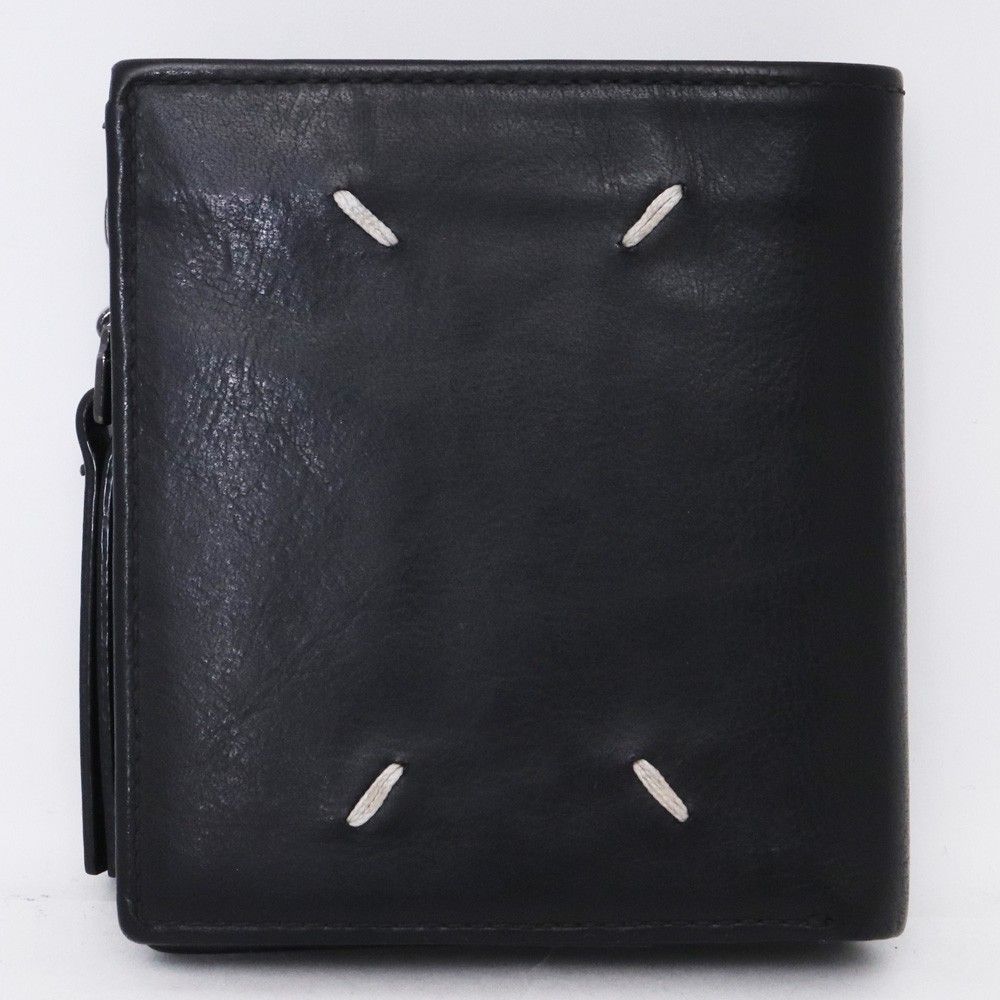 MAISON MARGIELA フォールデッドレザーウォレット ブラック S35UI0507