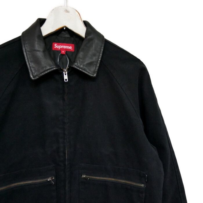 Supreme 国内正規 20AW 20FW Leather Collar Work Jacket レザー