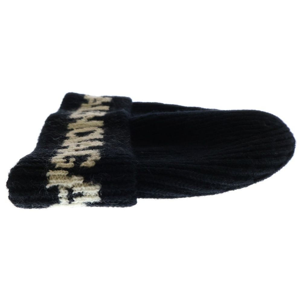 BALENCIAGA (バレンシアガ) 21AW Black Logo Jacquard Beanie