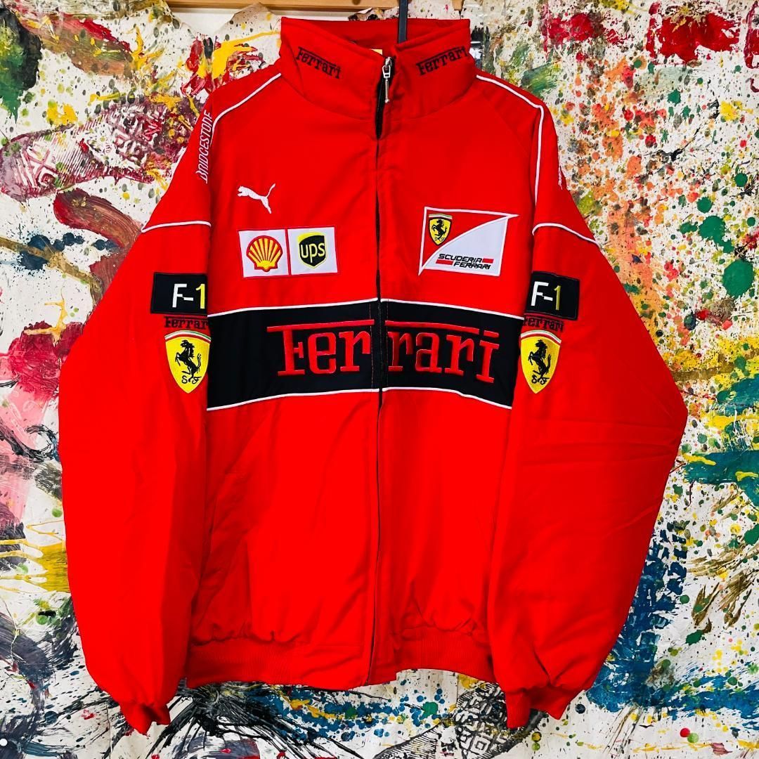 フェラーリ メンズ アウター ブルゾン ジャケット 上着 新品 冬