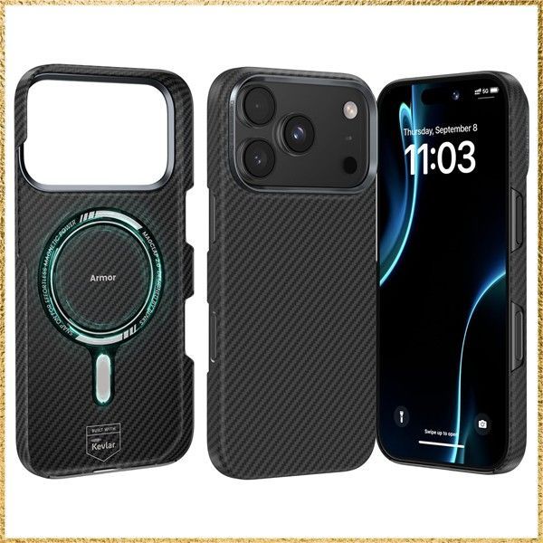 彡送料無料でお届け 彡Size iPhone 17 Pro Max_Color ArmorAir 600D BENKS ArmorAir iPhone 17 Pro Max用のケース 薄軽量 MagSafe対応 超薄型 超軽量デザイン 高耐久 指紋防止 カ