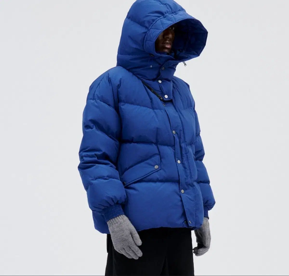 HGBB STUDIO barents parka ダウンジャケット 青 S サイズ