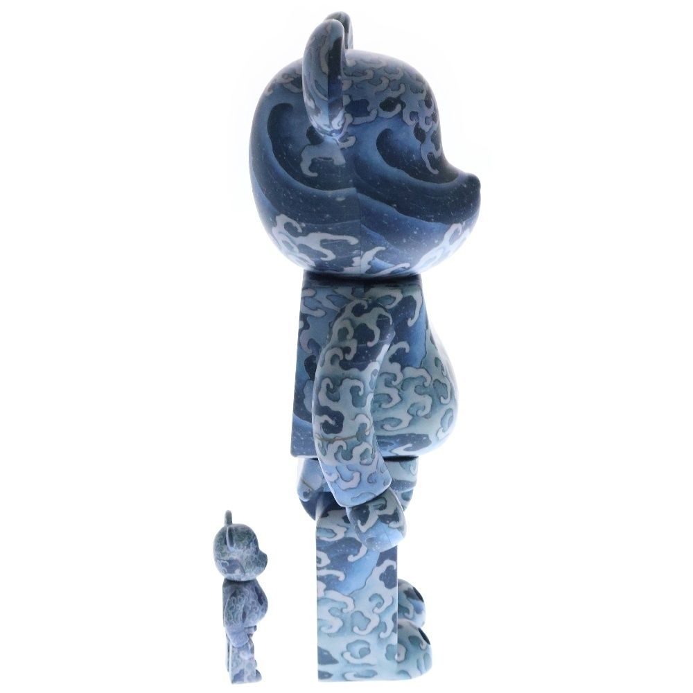 フィギュア BE@RBRICK 葛飾北斎 上町祭屋台天井絵「男浪」100％ & 400