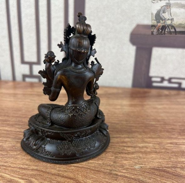 骨董　仏像　芸術品 楽天市場】【天然沈香木彫】九龍観音菩薩立像 仏教美術 仏像 仏教工芸