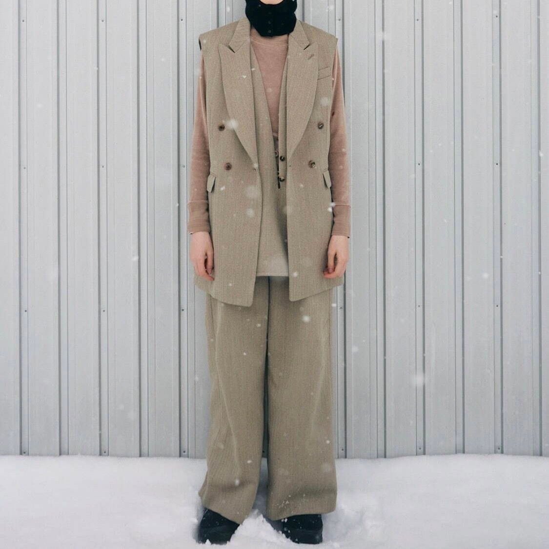 PHOTOCOPIEU フォトコピュー 22AW LEONORA WIDE LEG TROUSERS キャバ  