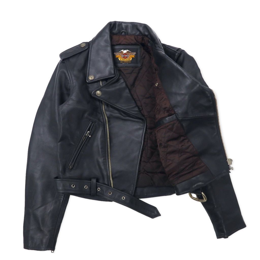 アルマーニ　レザージャケット z865 EMPORIO ARMANI エンポリオアルマーニ レザージャケット ブラック