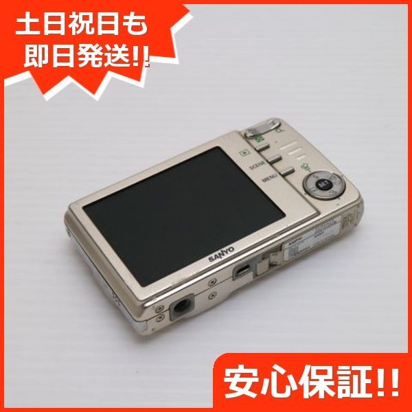 【美品】SANYO DSC−X1250 シャンパンゴールド 美品】SANYO DSC−X1250 シャンパンゴールド