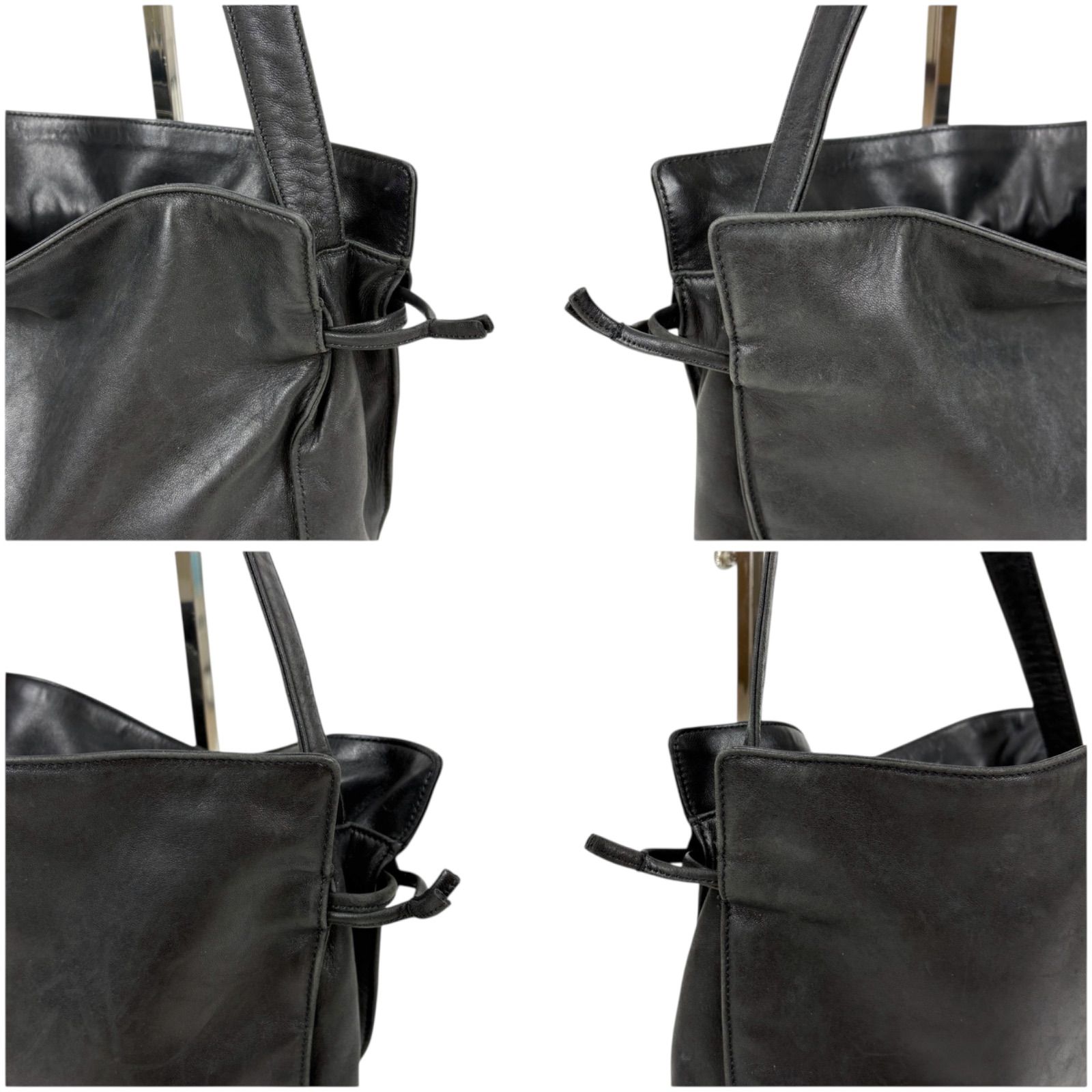 ロエベ LOEWE 巾着型 ショルダーバッグ フラメンコ アナグラム