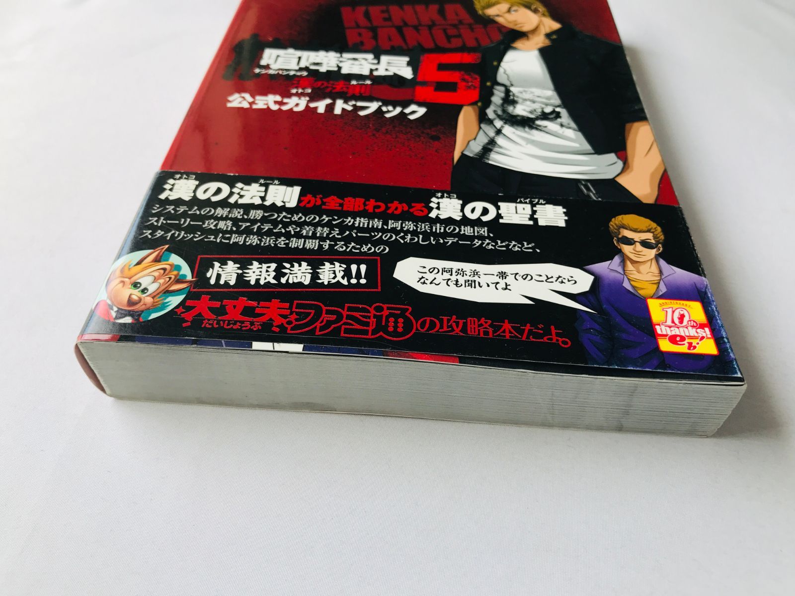 喧嘩番長5 漢の法則 公式ガイドブック 攻略本 初版 帯 ハガキ Kenka