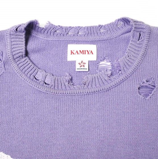 KAMIYA（カミヤ）の「Destroyed Long Sleeve Knit T-shirt