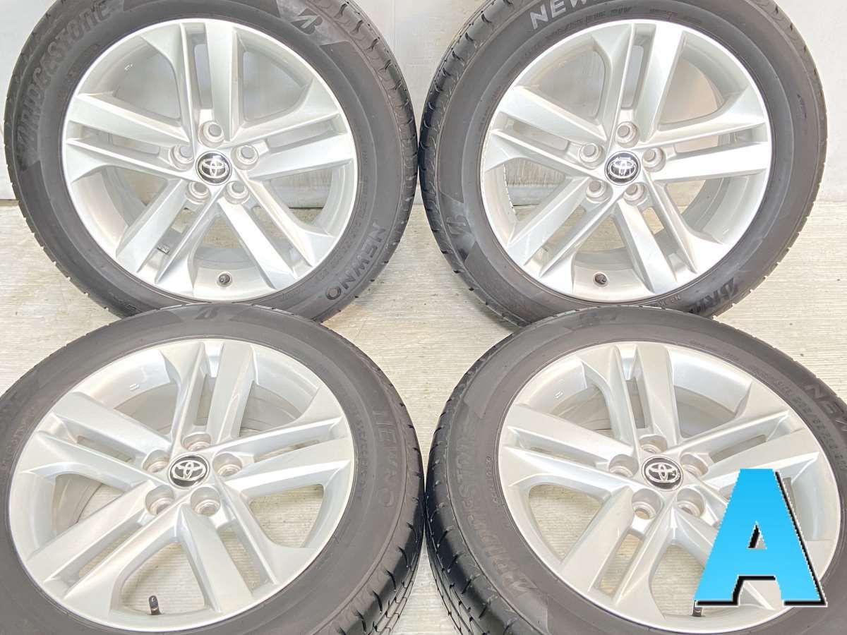 205/55R16  nブリヂストン NEWNO nトヨタ純正  n16x7.0 40 100-5穴 n中古タイヤ サマータイヤ ホイールセット 4本セットn s16240308048
